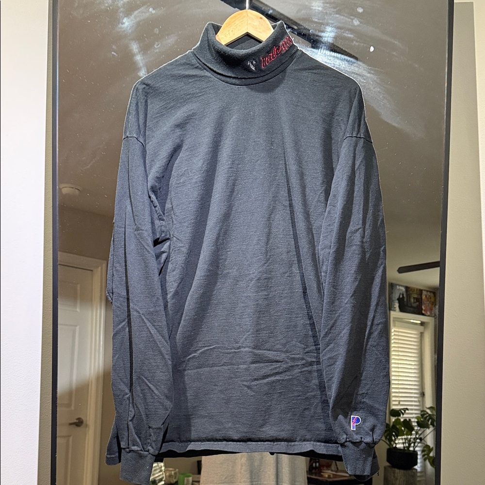 Vintage 90s Pro Player Turtleneck Long Sleeve Shirt - Picture 2 of 5